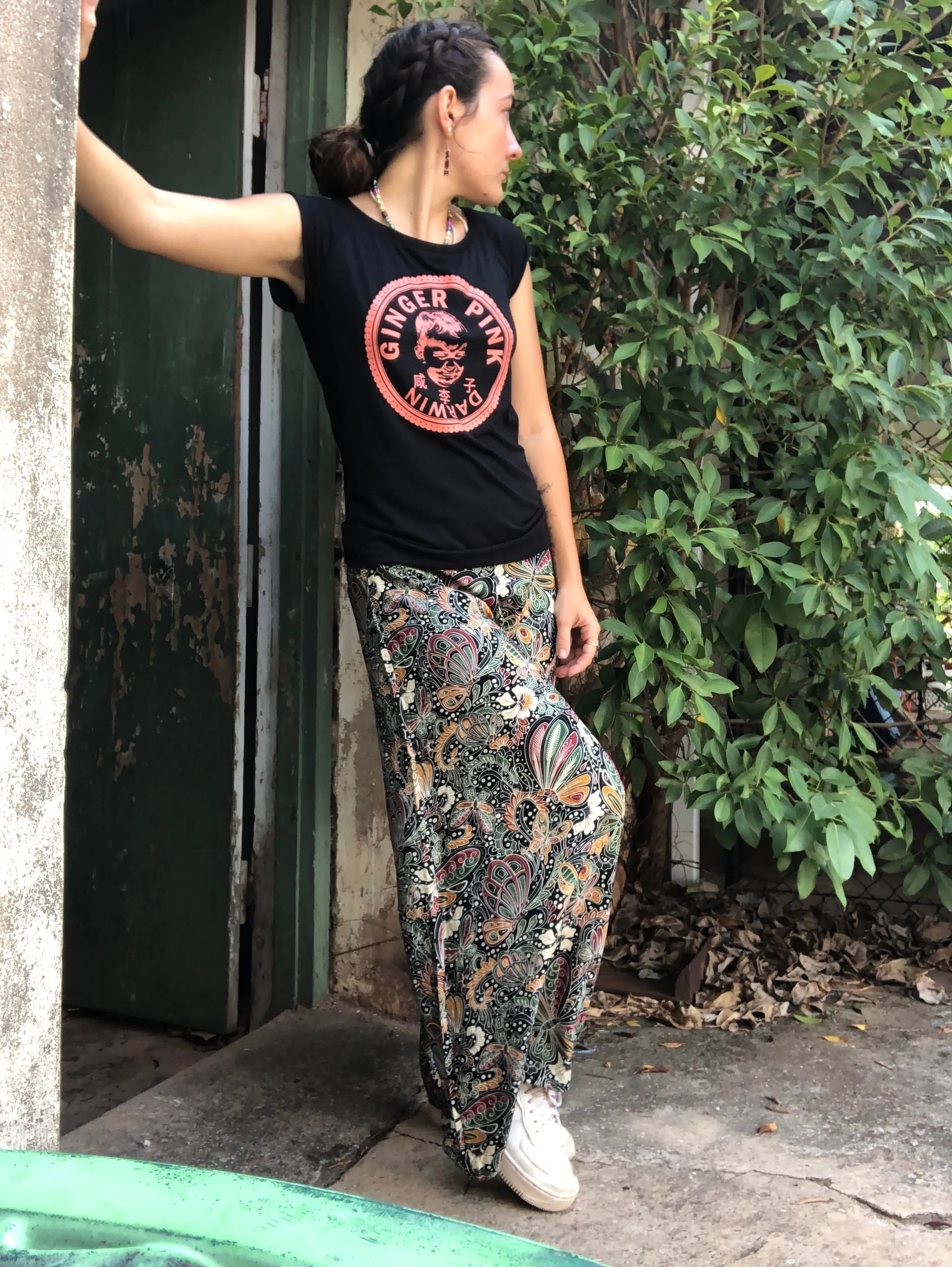 20% OFF Classic Culottes 2 Lengths in Black Butterflies