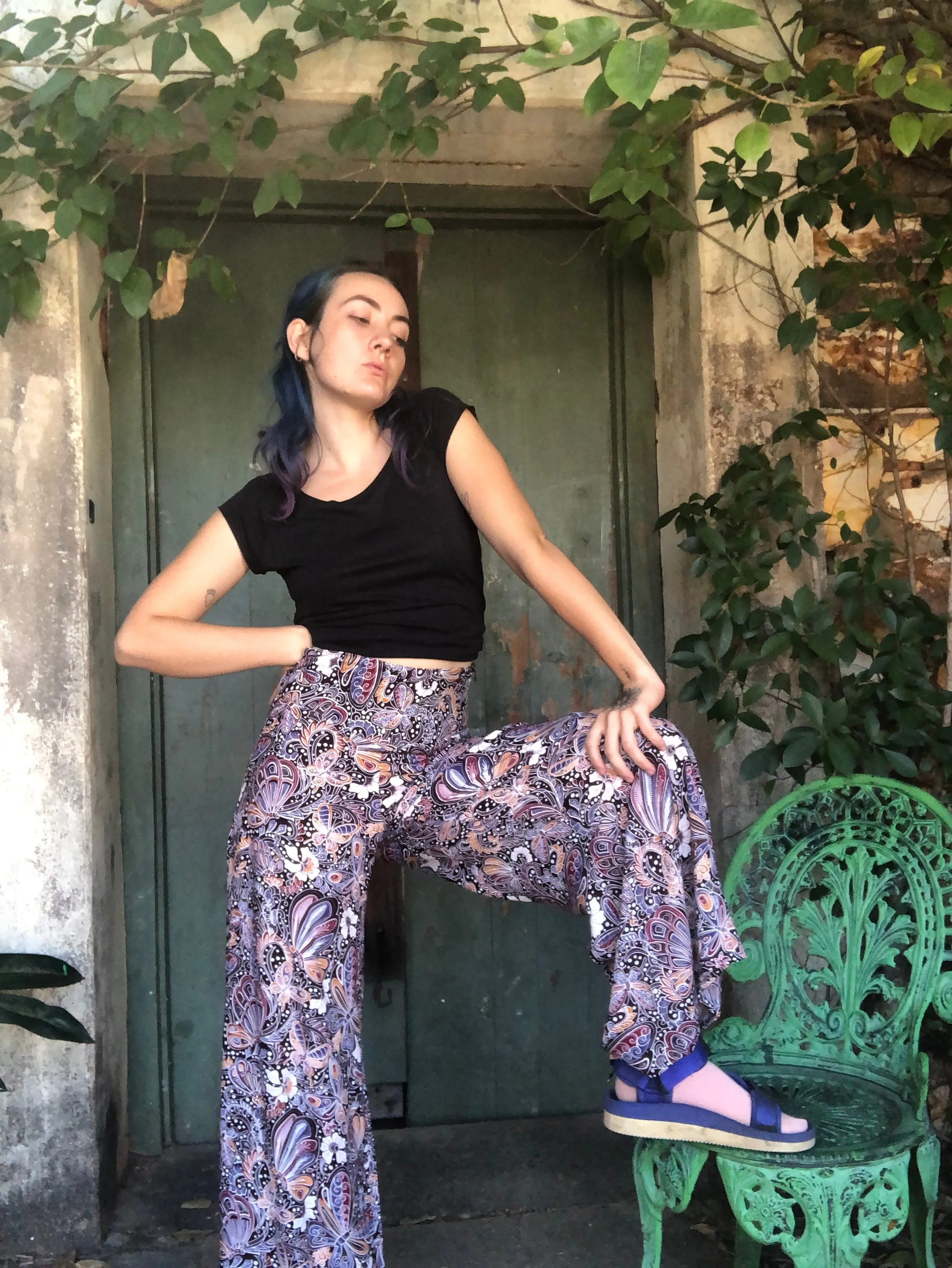 20% OFF Classic Culottes- Rustic Butterfly Print in 2 lengths