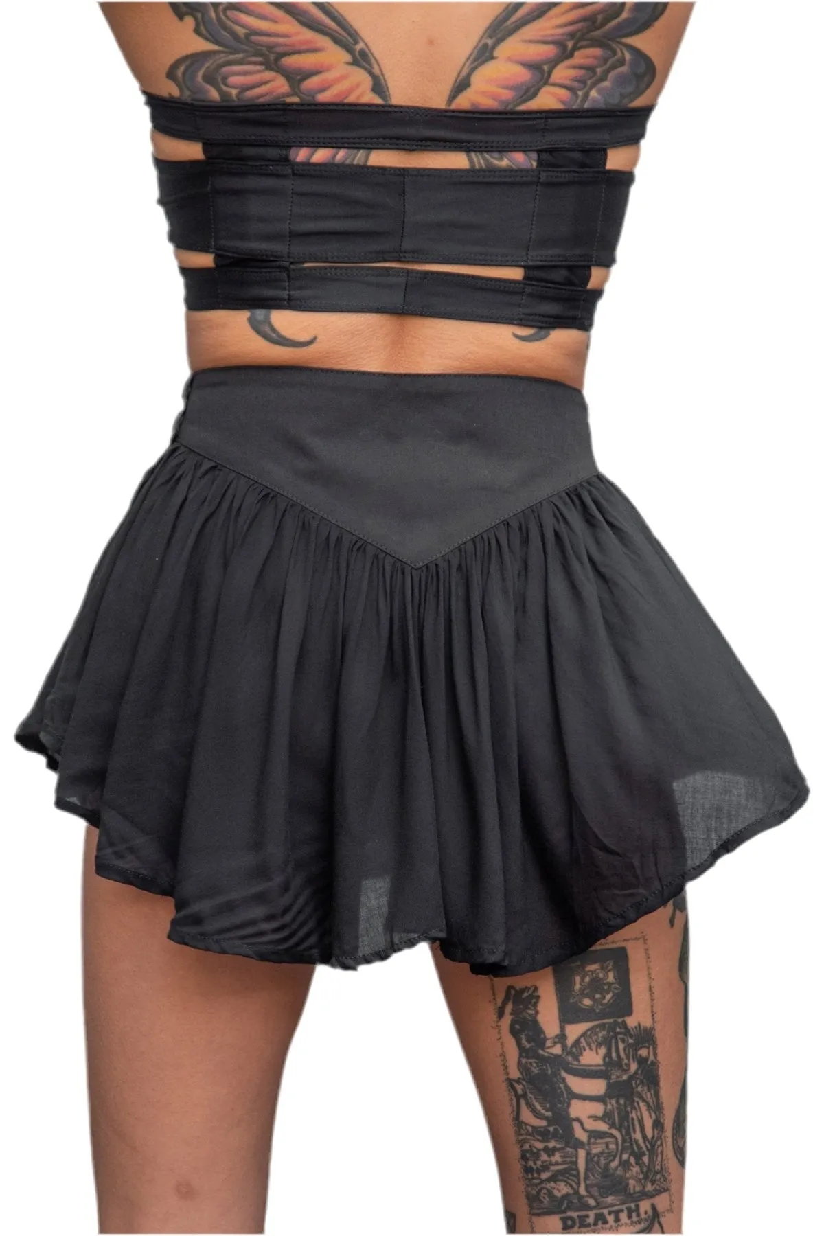 5D x Stellar Dust Hemera Mini Skirt - rayon