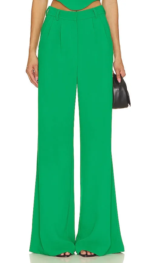 Amanda Uprichard Jane Pants in Green