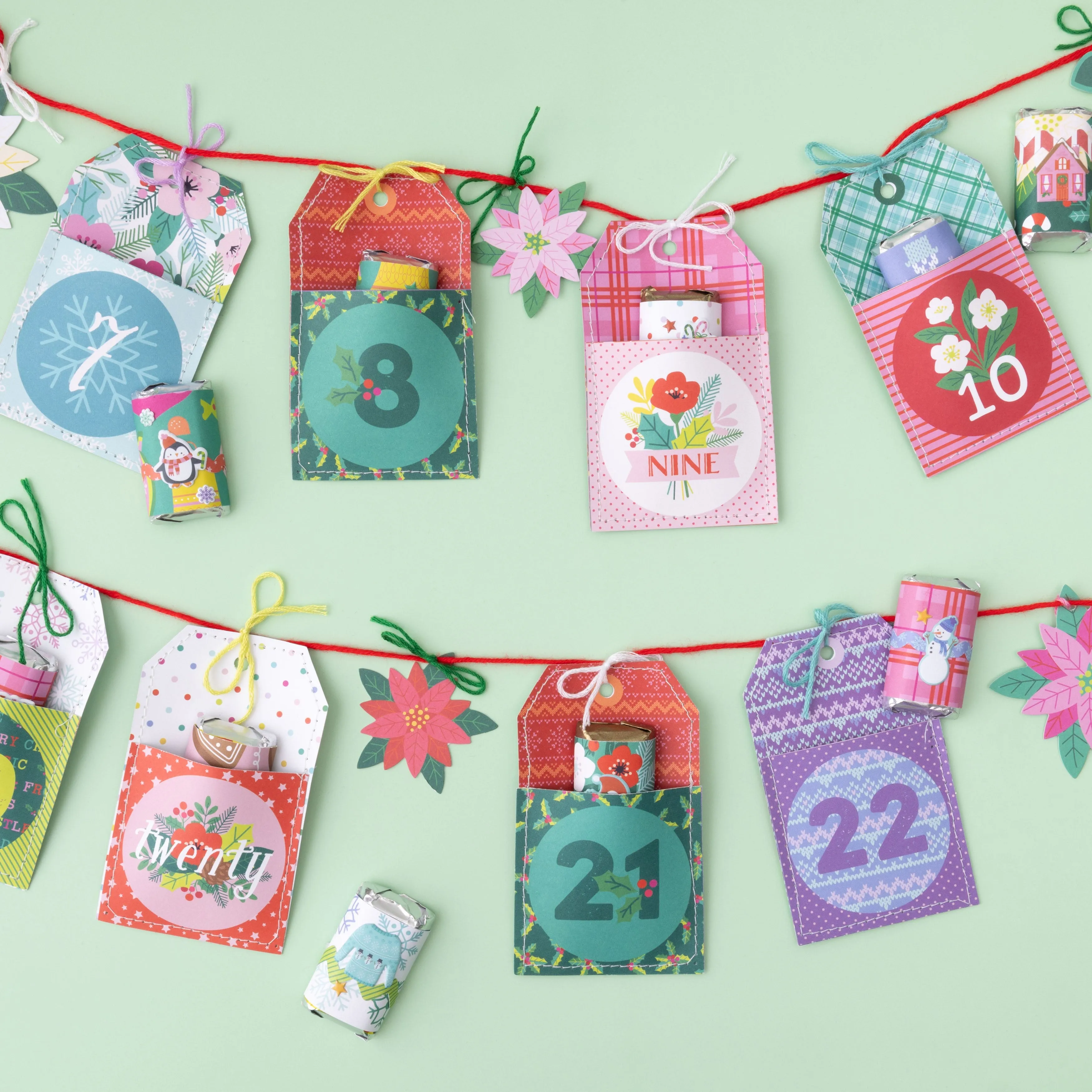 American Crafts Single-Sided Paper Pad 12x12" 48 Pack-Paige Evans Sugarplum Wishes