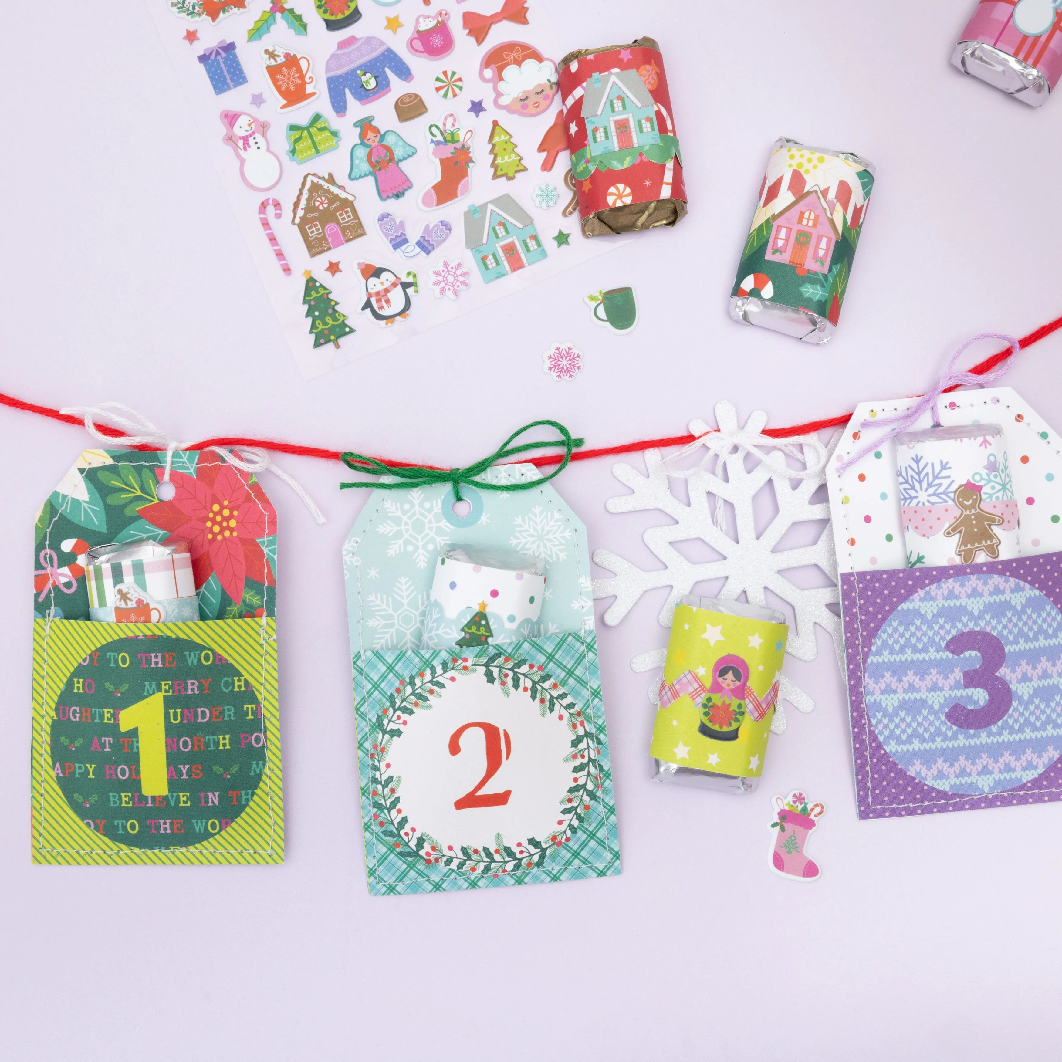 American Crafts Single-Sided Paper Pad 12x12" 48 Pack-Paige Evans Sugarplum Wishes