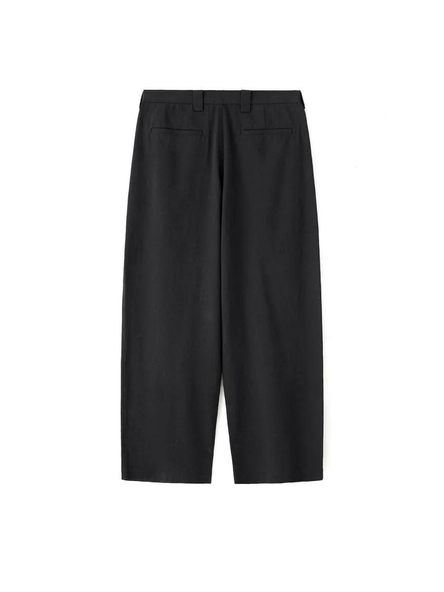 Anti-wrinkle double pleat pants   N3853