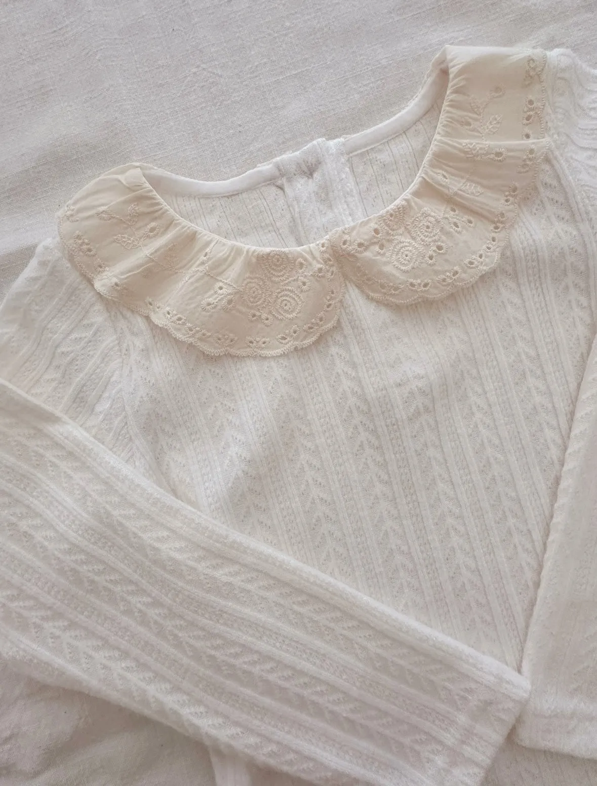 Astrid Knitted Collar Top