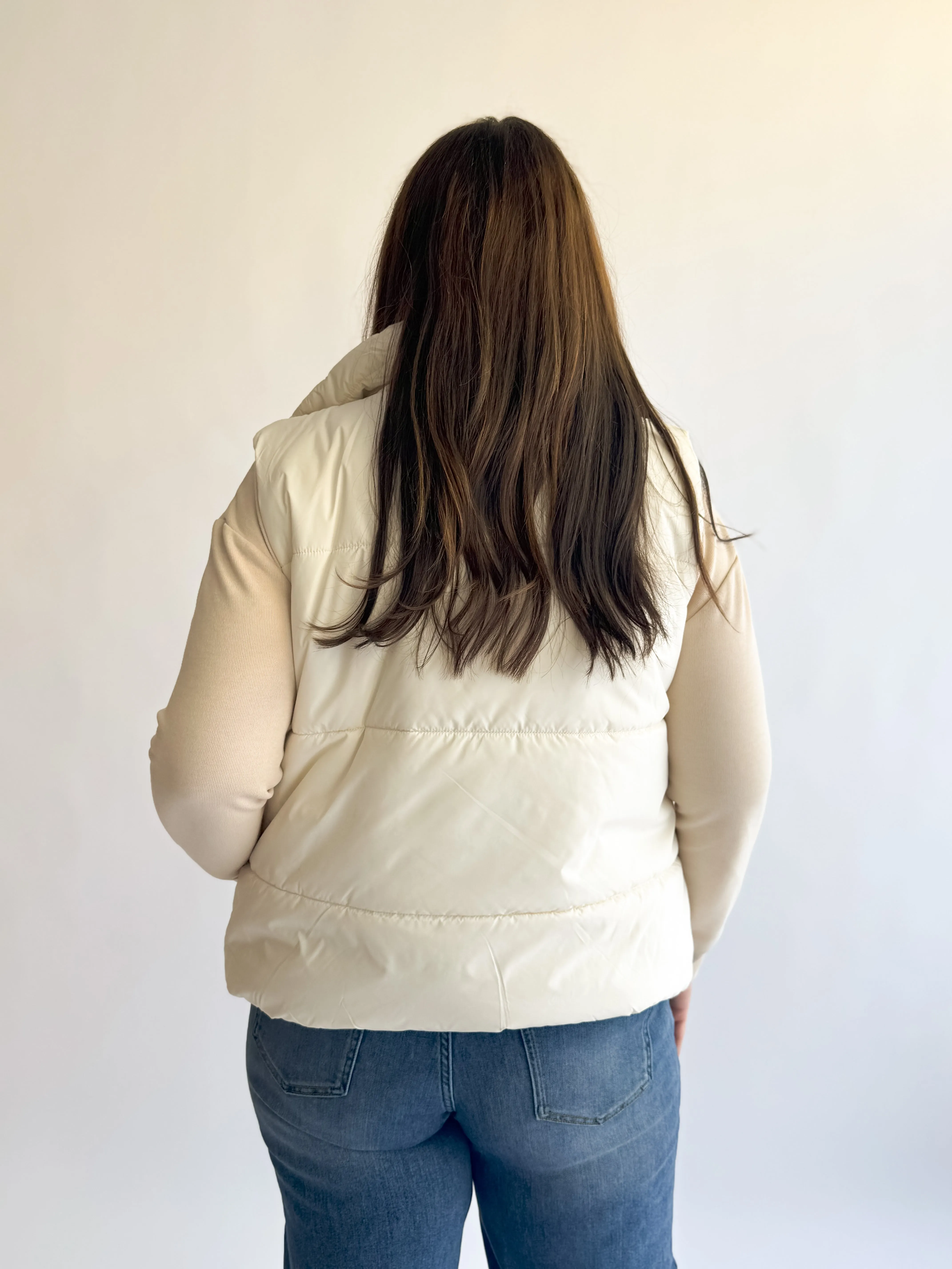 Asymmetrical Puffer Vest