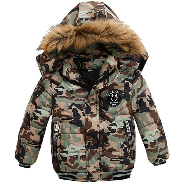 Autumn Winter Baby Boys Jacket  Clothes 2 3 4 5 Year