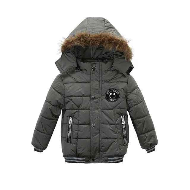 Autumn Winter Baby Boys Jacket  Clothes 2 3 4 5 Year