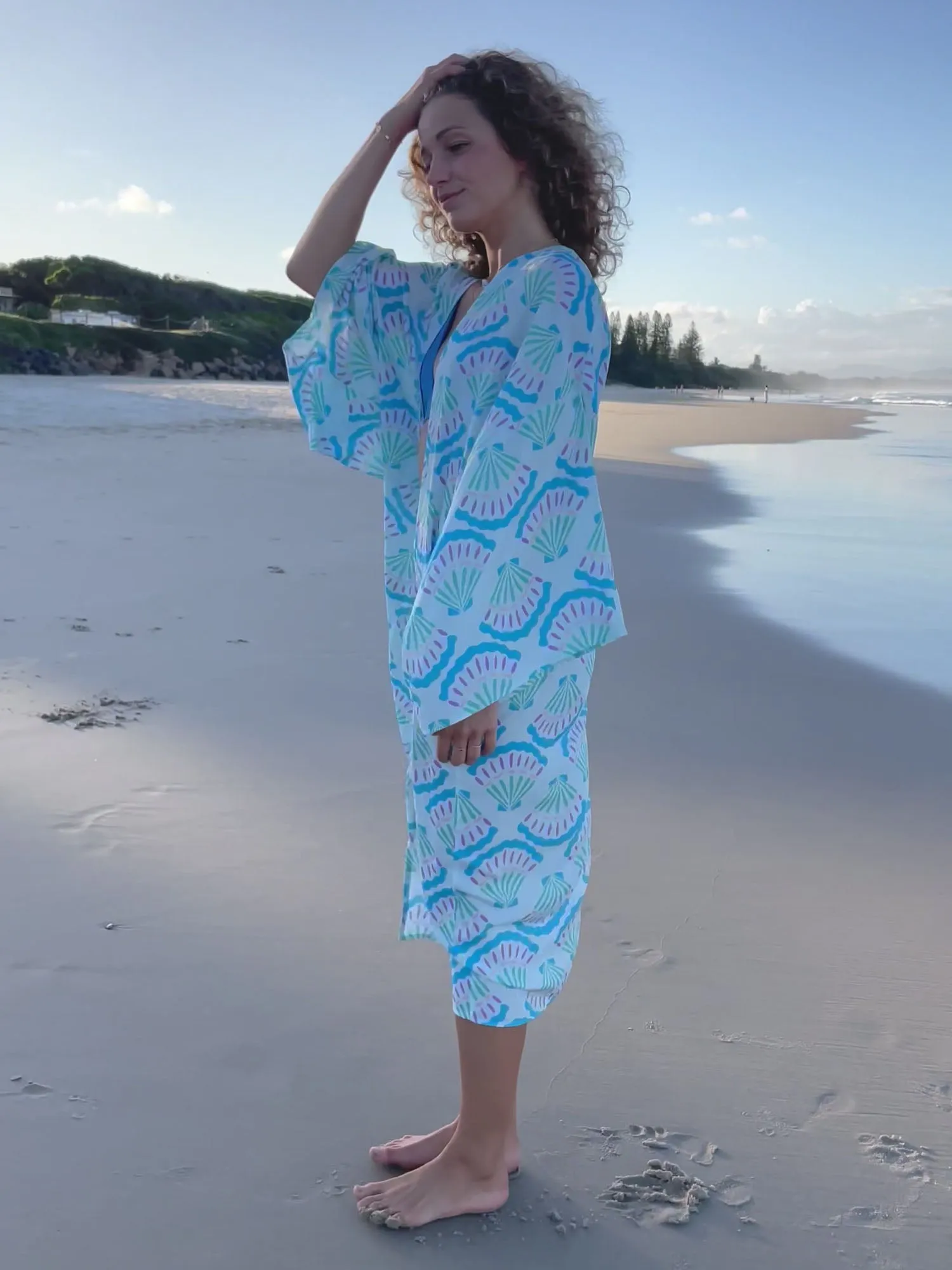 Ayla Maxi Kimono - Shell Spell