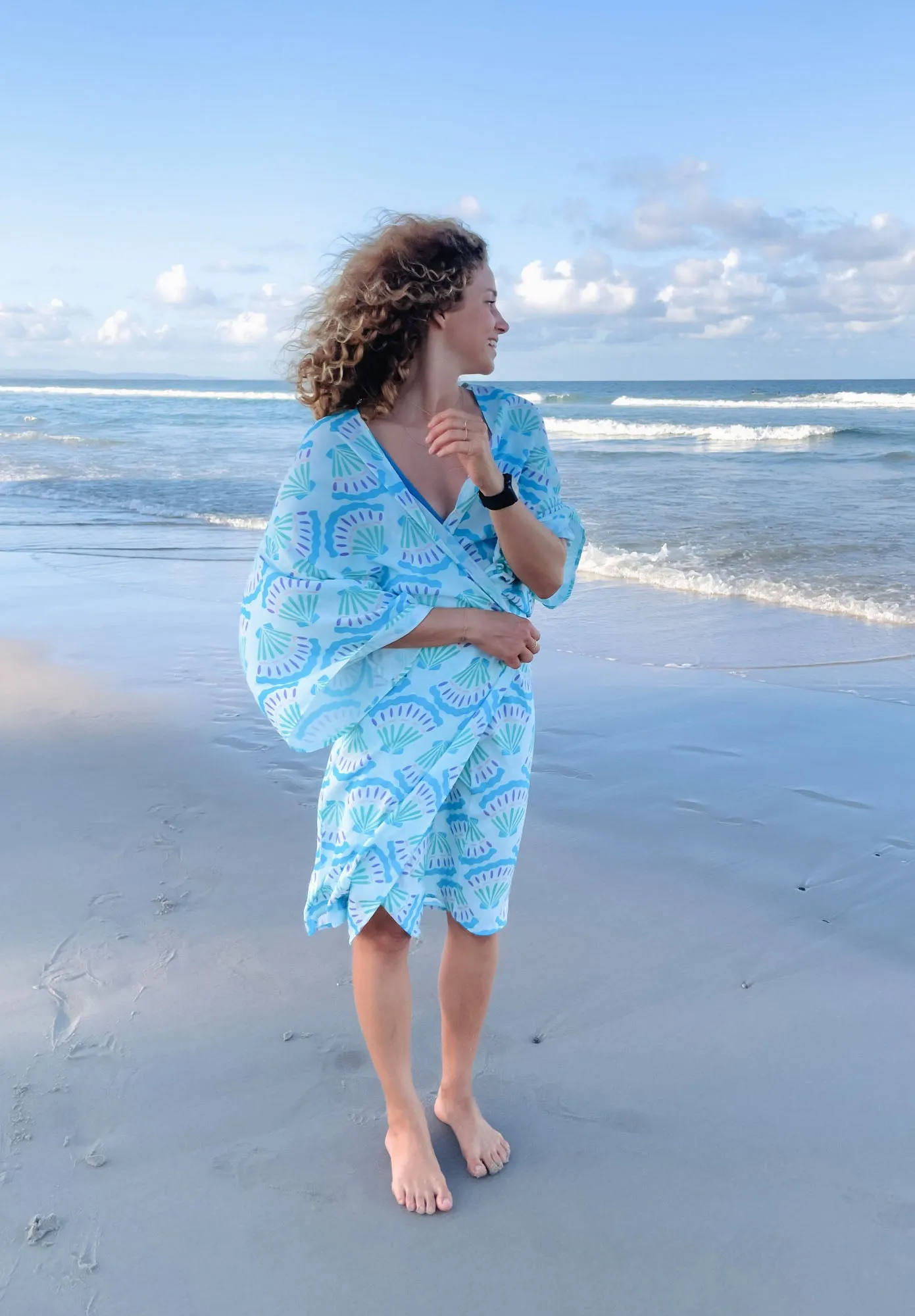 Ayla Maxi Kimono - Shell Spell
