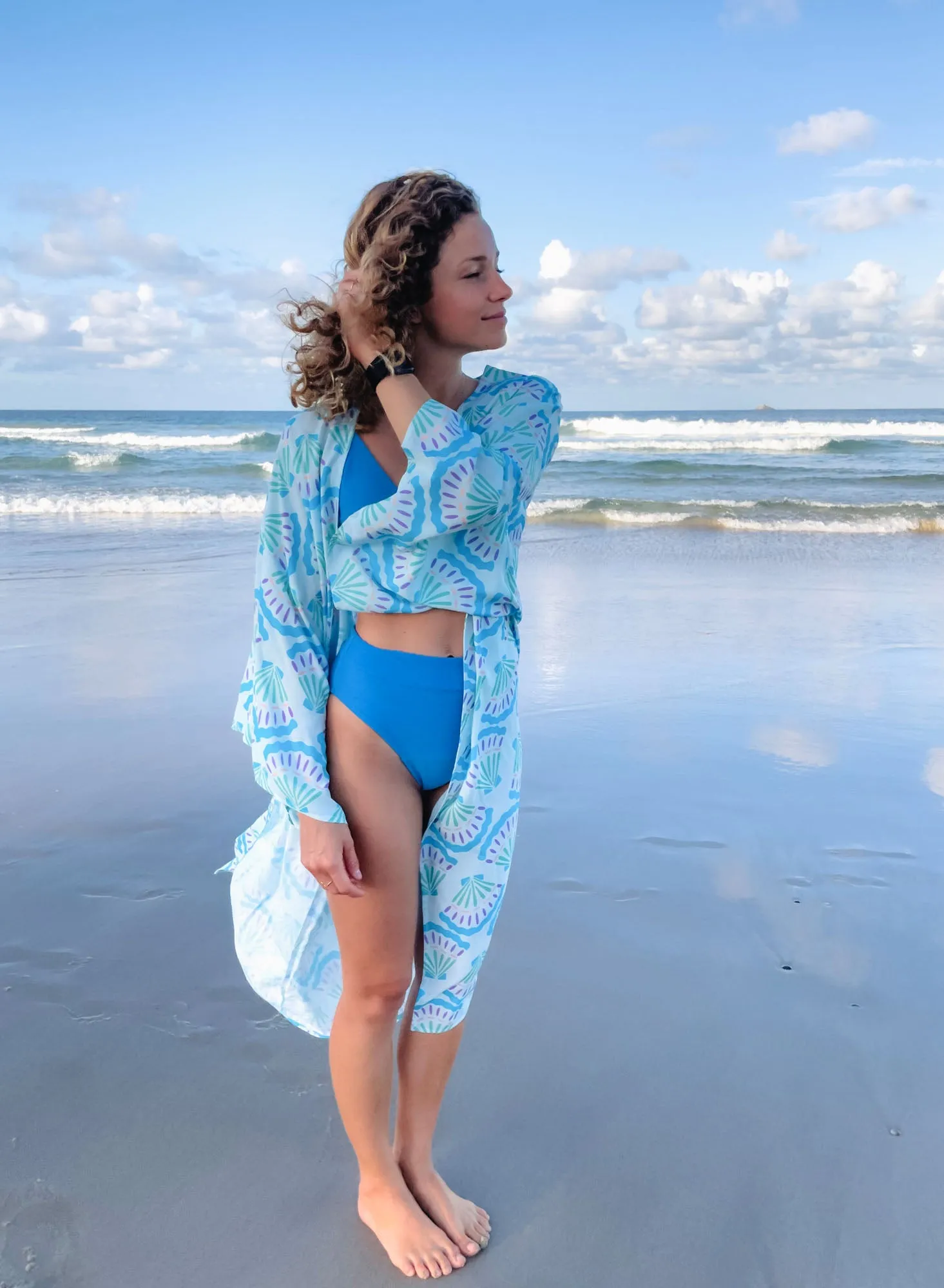 Ayla Maxi Kimono - Shell Spell