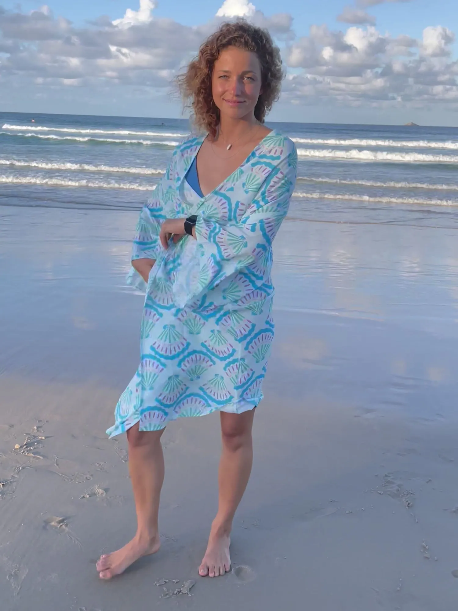 Ayla Maxi Kimono - Shell Spell