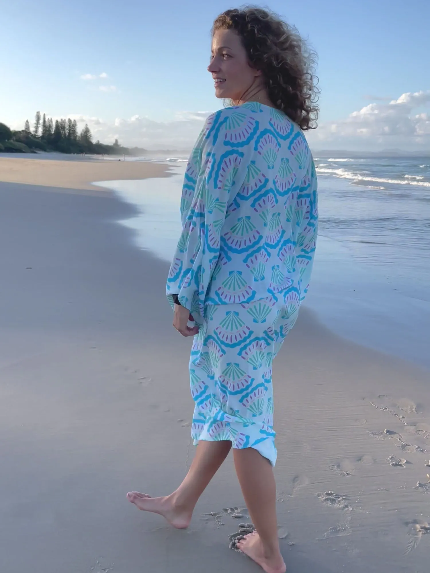 Ayla Maxi Kimono - Shell Spell