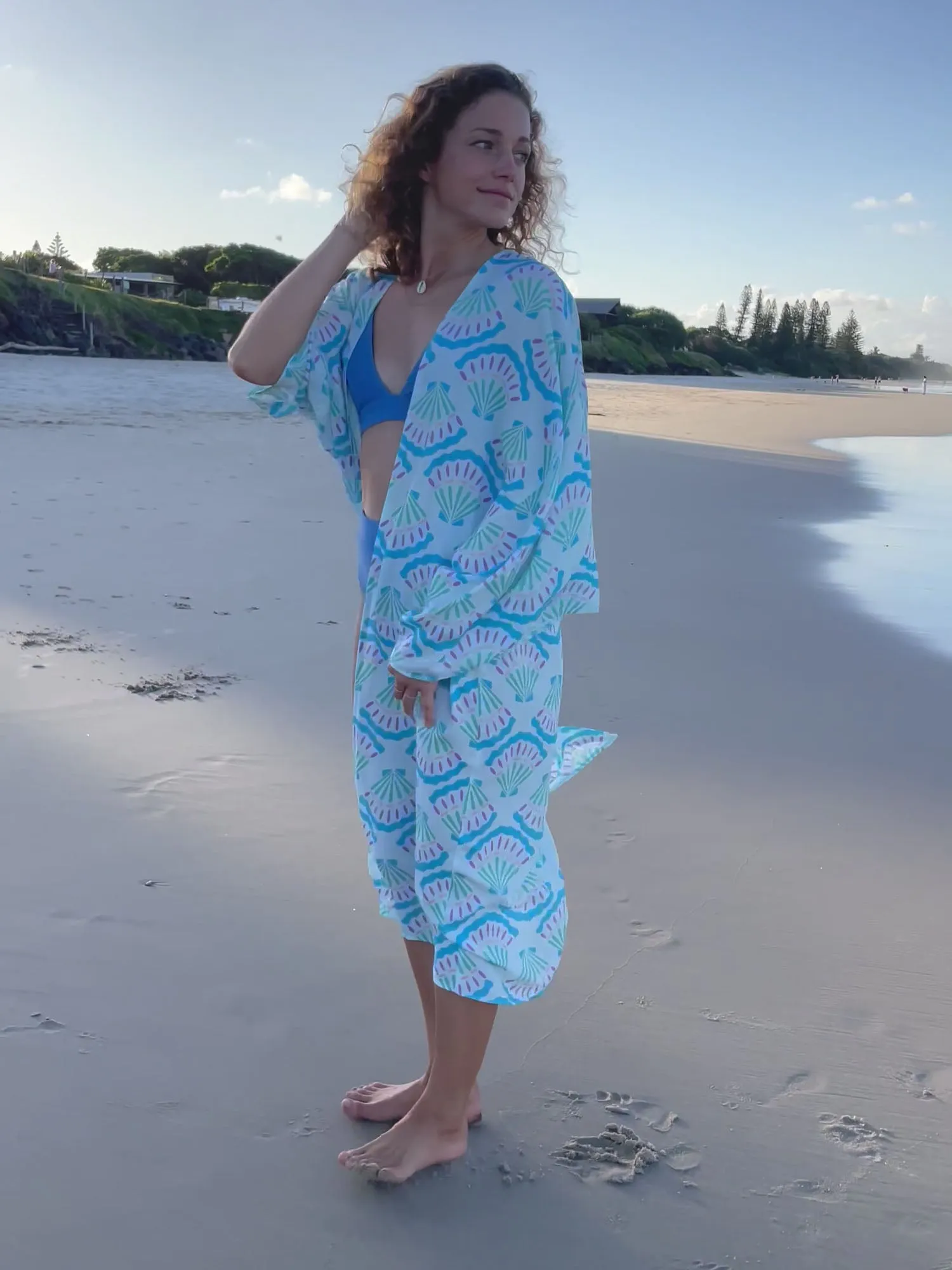 Ayla Maxi Kimono - Shell Spell