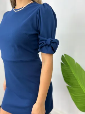 BAY ST NAVY LITTLE CAP DRESS
