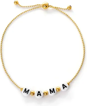 Benevolence LA Mama Gift Set | Travel Jewelry Case - Dusty Pink, MAMA Necklace & MAMA Bracelet, Lilac & Rose Scented Candle, 8 oz | Mom Gift Box, Mother's Day Gifts for Mom
