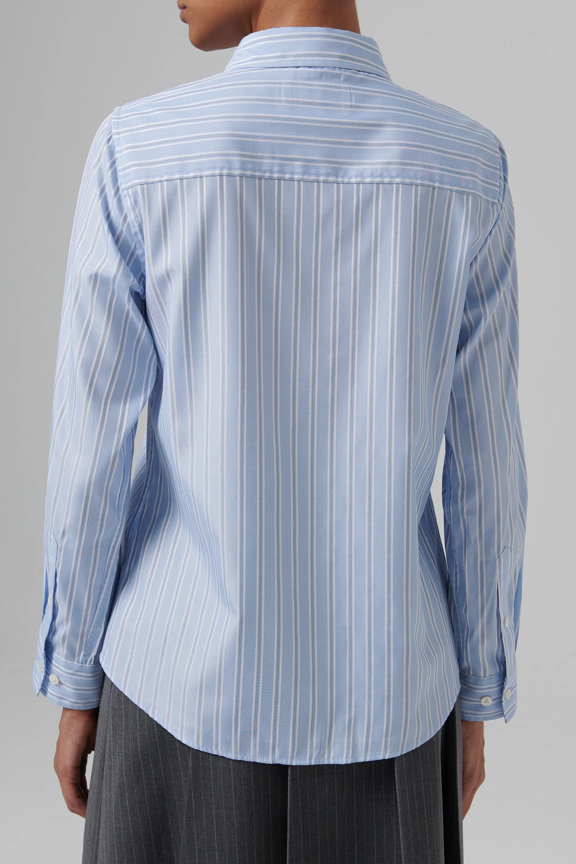 Blue Essential Slim Shirt