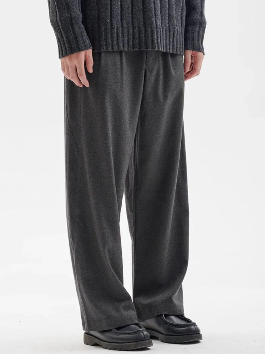 brushed belt pants /  N4509