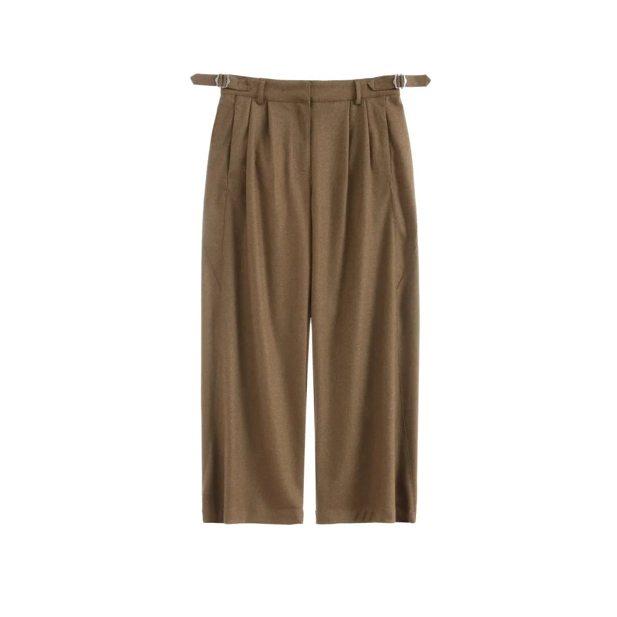 brushed belt pants /  N4509