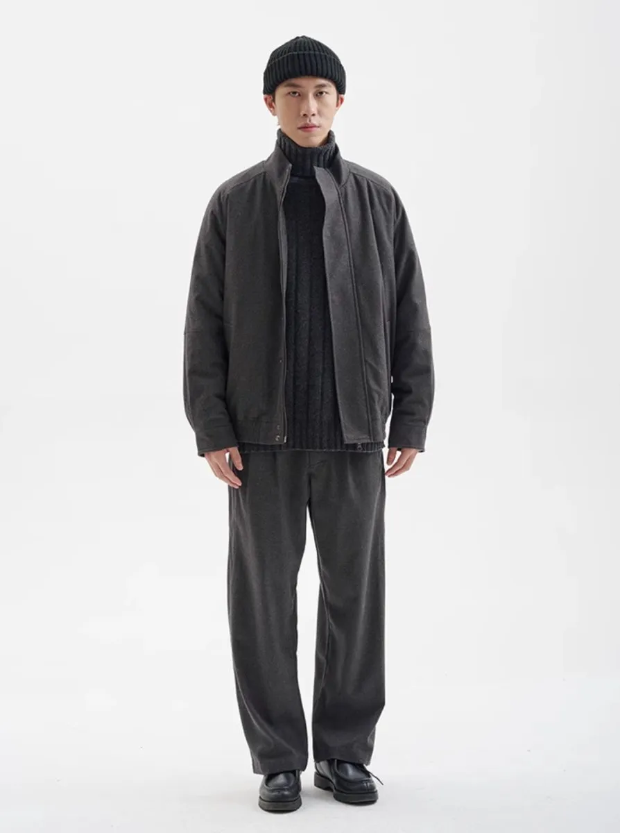 brushed belt pants /  N4509