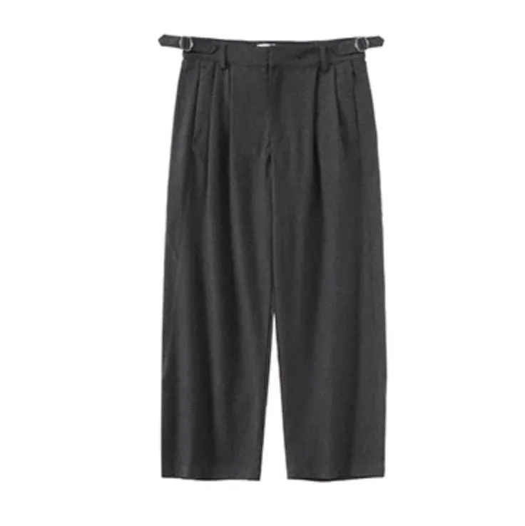 brushed belt pants /  N4509