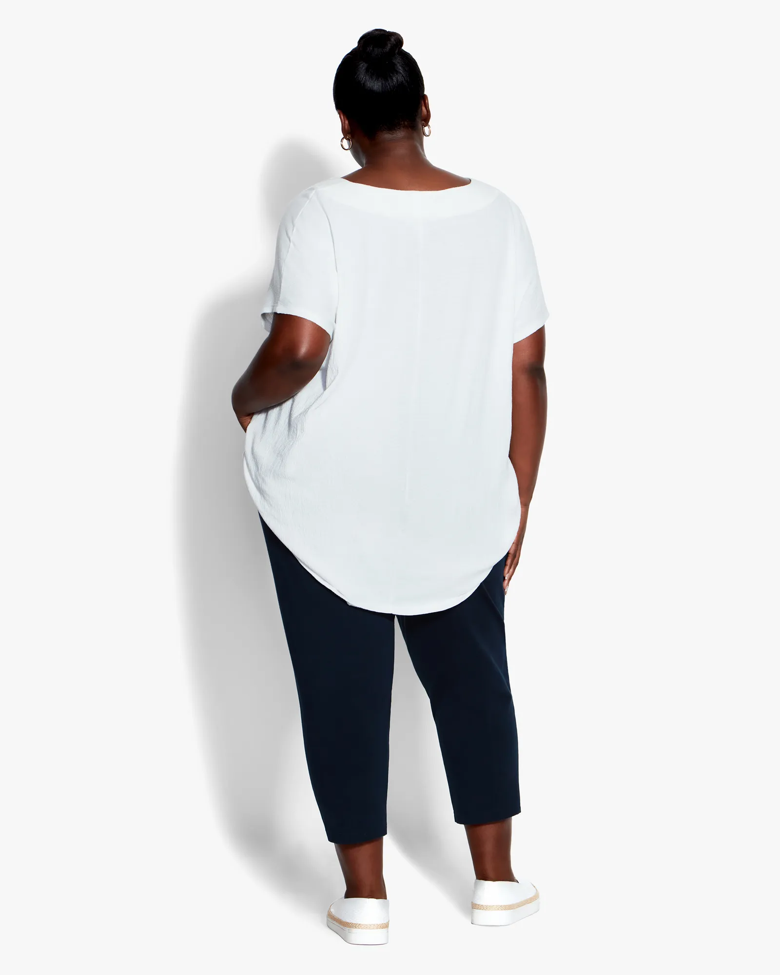 Camila Capri Sweatpant | Navy