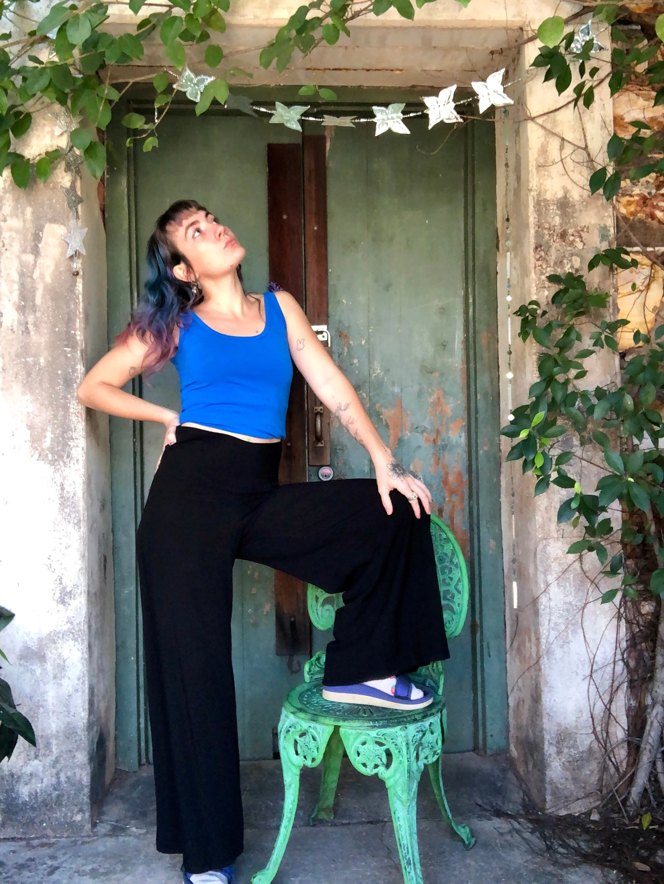 Classic Culottes in Black - Long Length