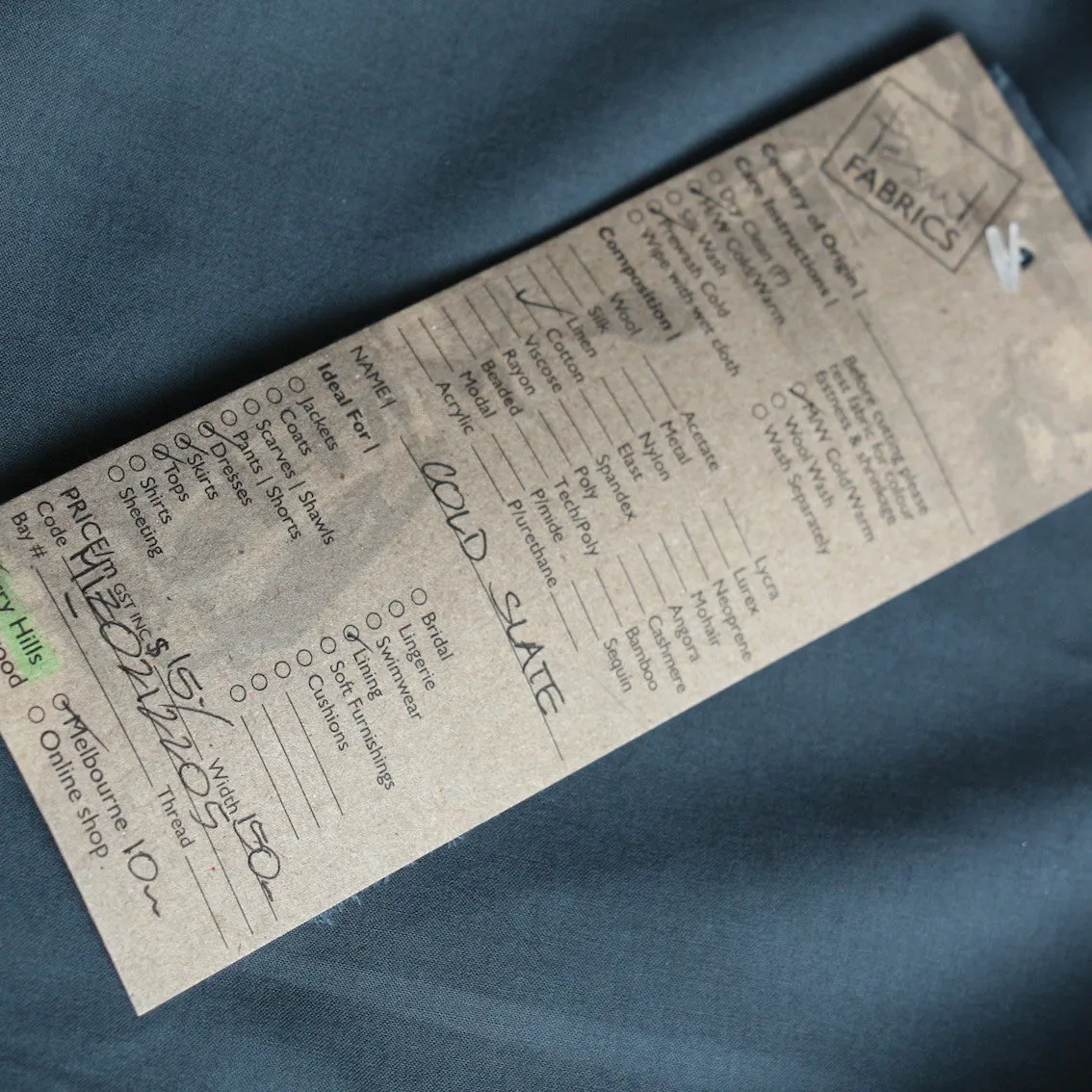 Cold Slate Voile