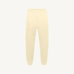 Cream Relaxed Sweatpants.