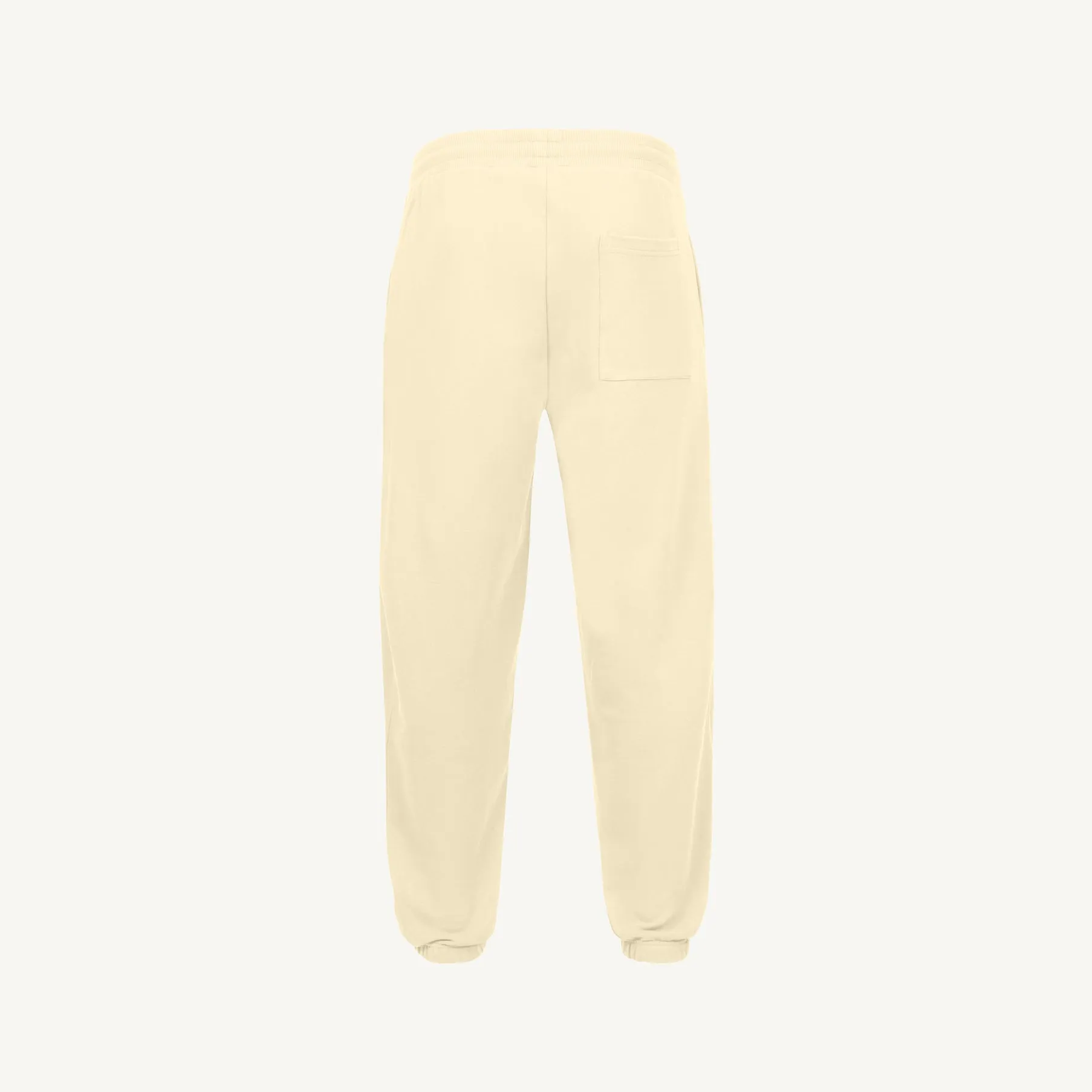 Cream Relaxed Sweatpants.