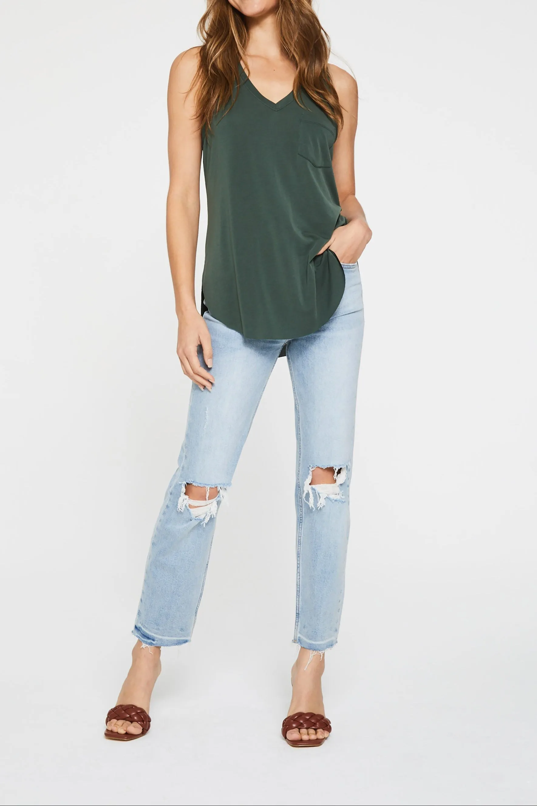 ESTHER MODAL TANK EMERALD