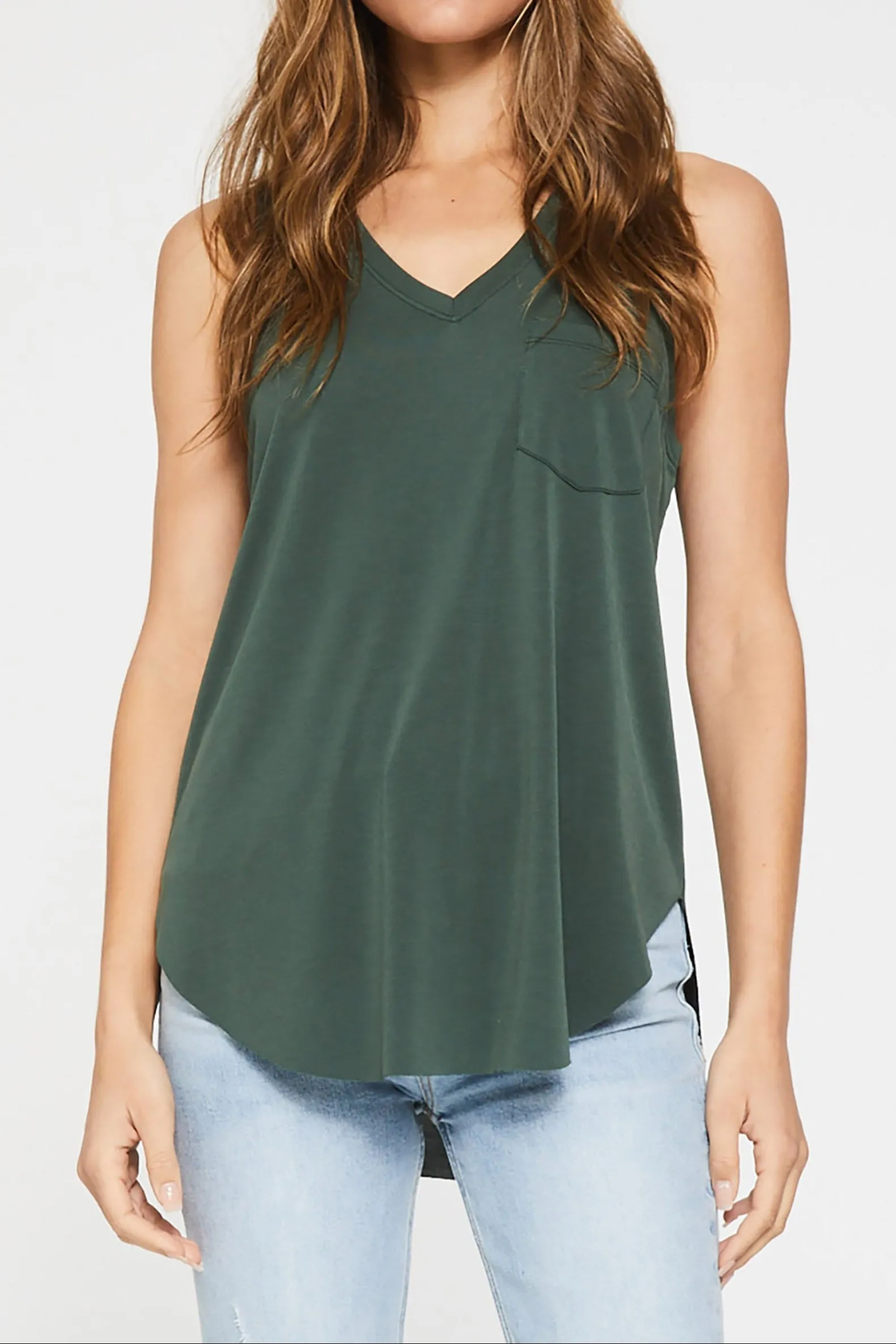 ESTHER MODAL TANK EMERALD