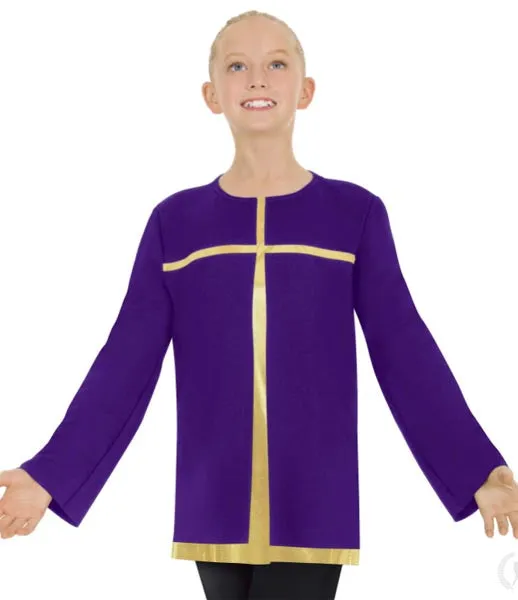 Eurotard 13830C Youth Unisex Devout Split Layer Loose Fit Praise Tunic