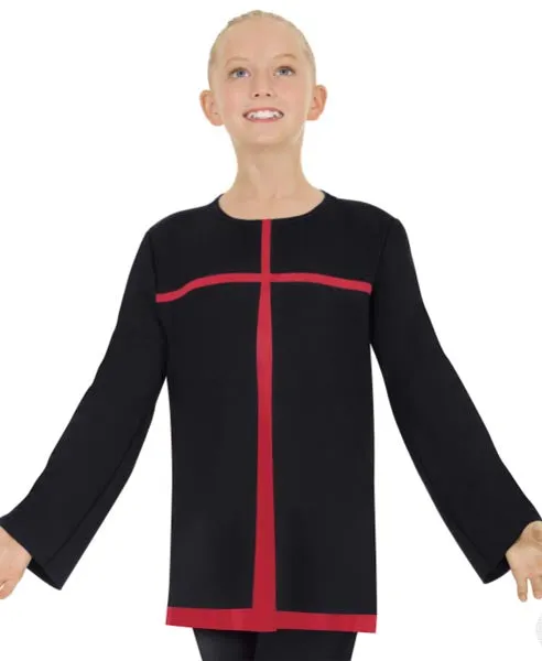 Eurotard 13830C Youth Unisex Devout Split Layer Loose Fit Praise Tunic