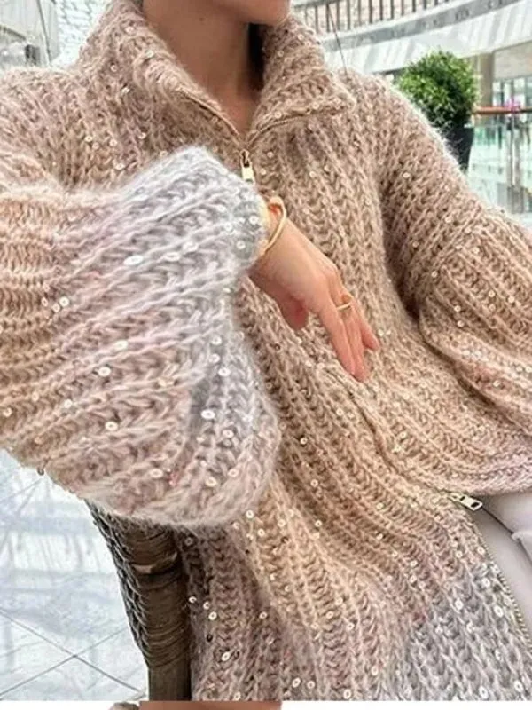 Everleigh | Luxurious Knitted Sweater with Elegant Glitters