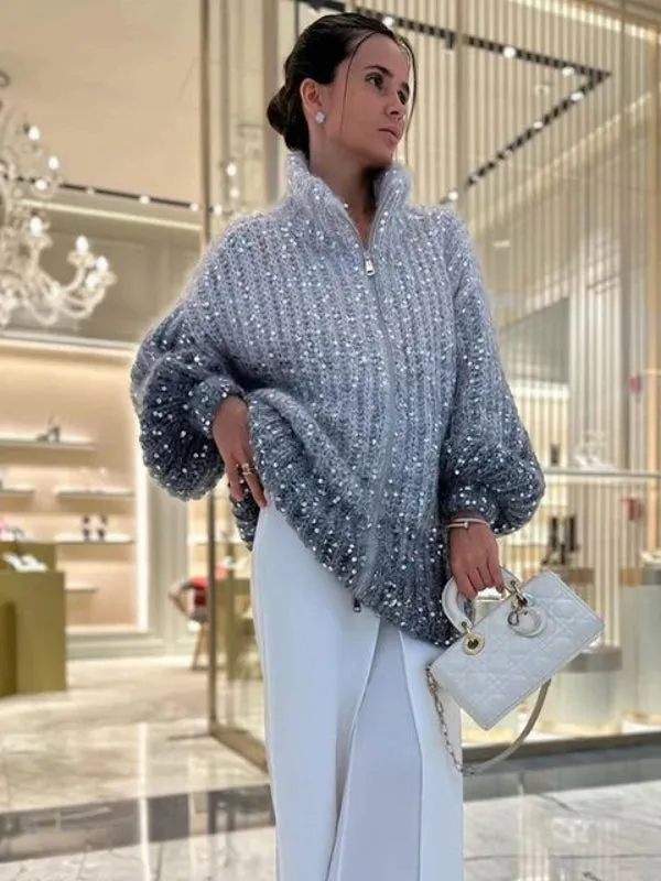 Everleigh | Luxurious Knitted Sweater with Elegant Glitters