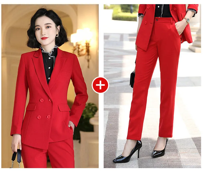 Fashionable Commuter Style Casual Slim Suit