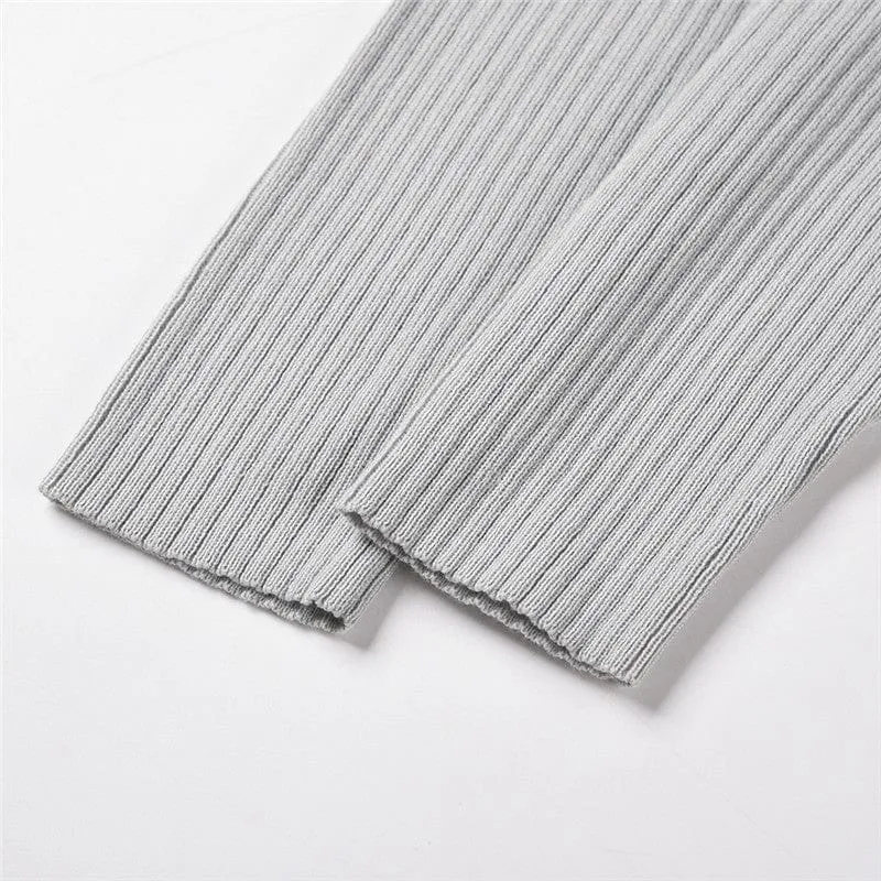 High-waisted Large-length Dress, Base Sweater Skirt