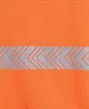 JB's Hi Vis 330G 1/2 Zip Segmented Tape Fleece - 6DPS