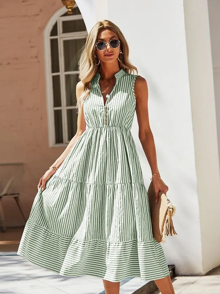 Ladies Vintage Boho Summer Dress