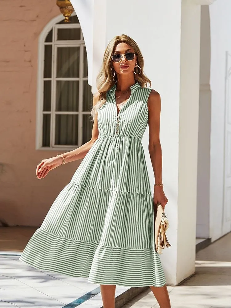 Ladies Vintage Boho Summer Dress