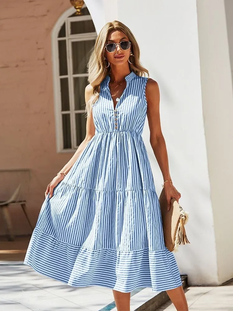 Ladies Vintage Boho Summer Dress