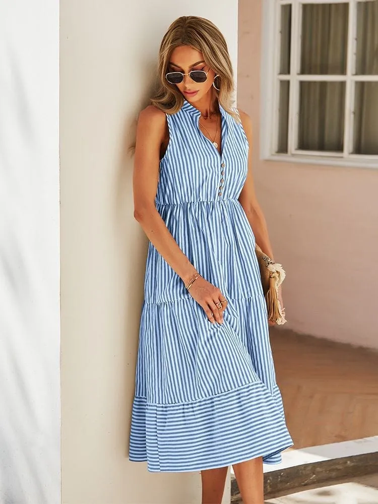 Ladies Vintage Boho Summer Dress