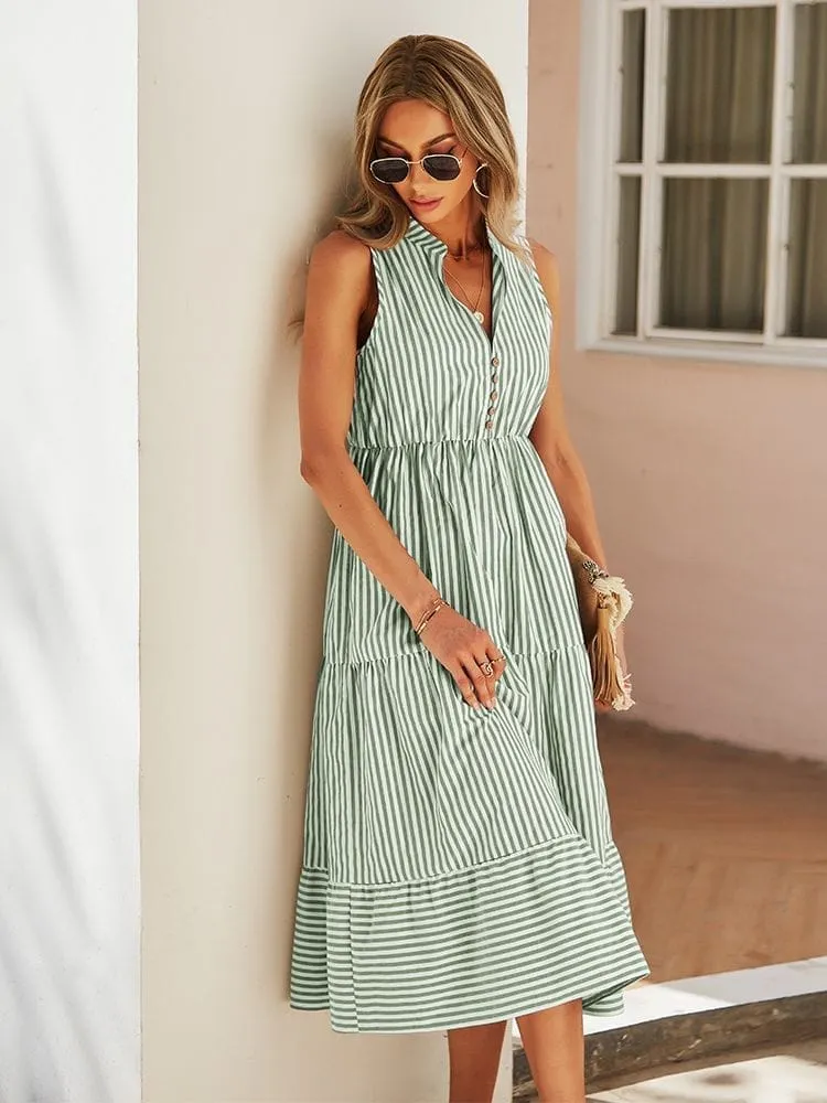 Ladies Vintage Boho Summer Dress
