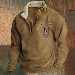 Lucas - Stylish Quarter-Zip Sweater