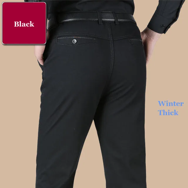Men Casual Fashion Solid Color Pants