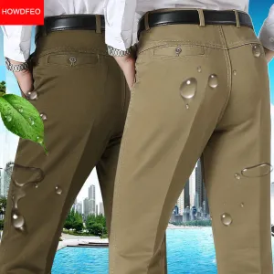 Men Casual Fashion Solid Color Pants