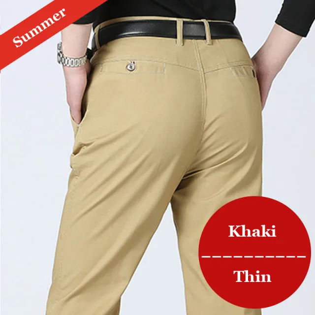 Men Casual Fashion Solid Color Pants