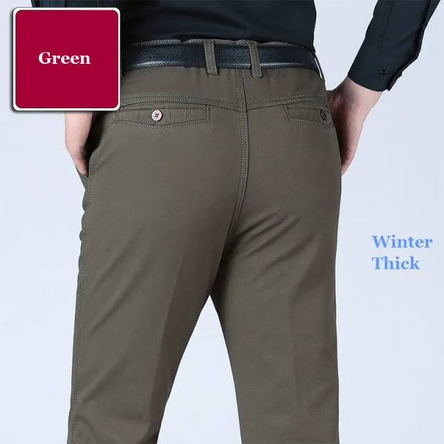 Men Casual Fashion Solid Color Pants