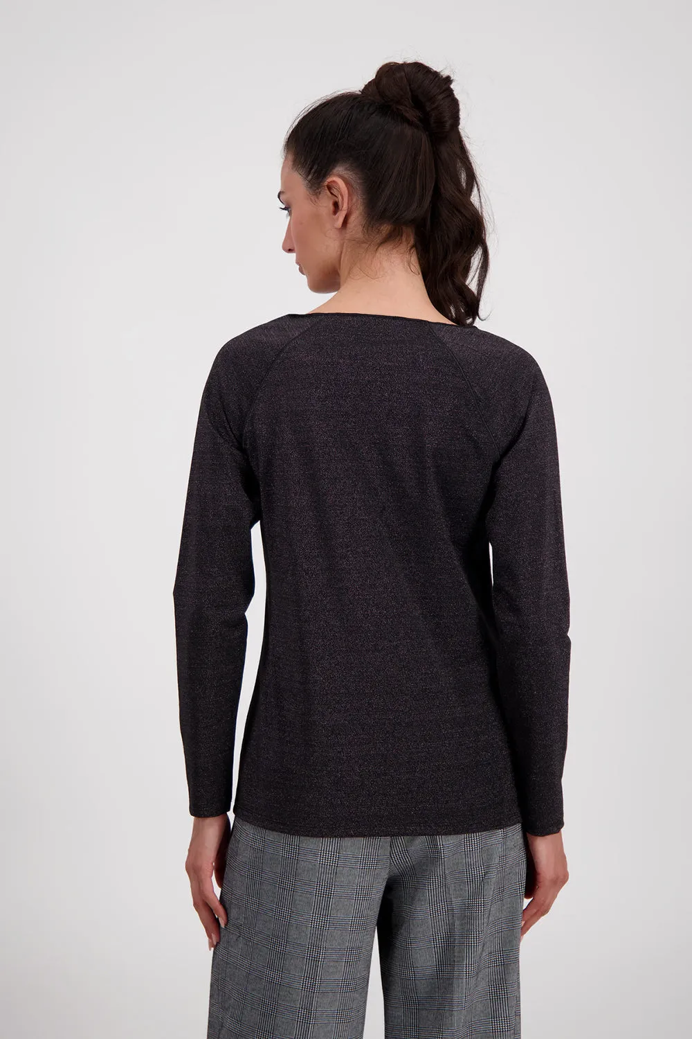 Monari Basic Lurex T Shirt M807305
