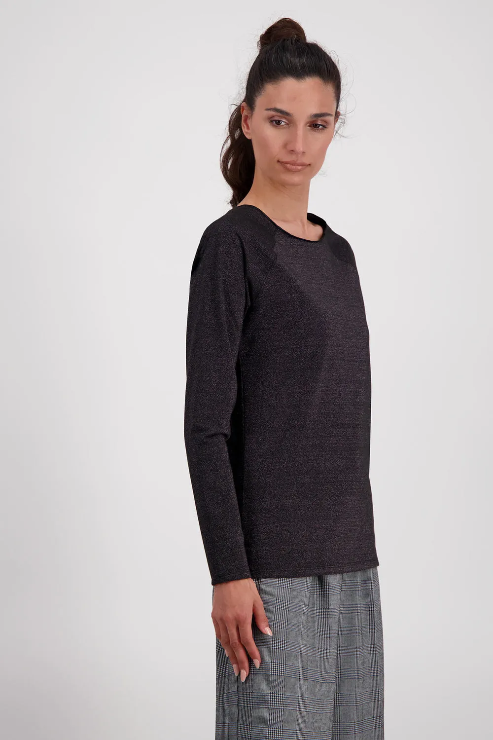 Monari Basic Lurex T Shirt M807305